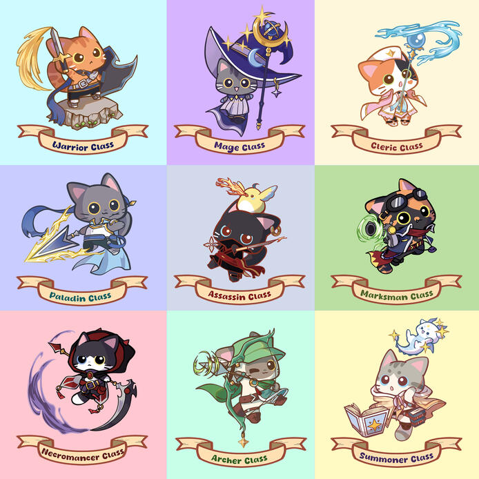 MMORPG Enamel Pins(Coming Soon)(original art)